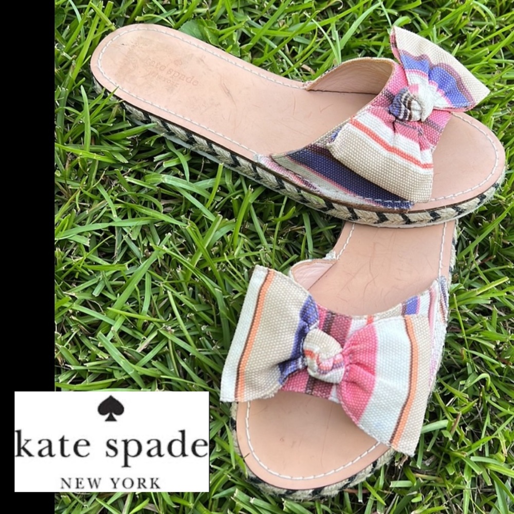🎀 Kate Spade Espadrille Slide Sandal